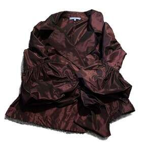 Vintage puff sleeved tie blouse jacket whimsigoth witchy fairygrunge